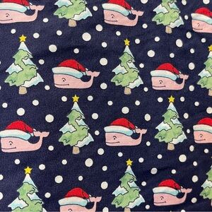 Vineyard Vines Santa Whales & Trees Lounge Pants small